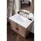 James Martin Vanities Portland 36in Single Vanity Whitewashed Walnut w/ 3 CM Arctic Fall Solid Surface Top 620-V36-WW-3AF - alternate 2